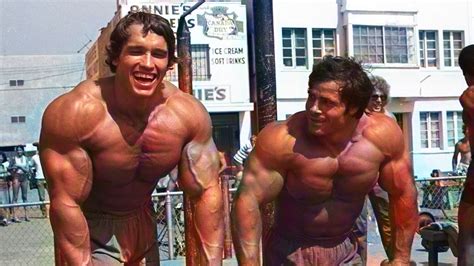 arnold schwarzenegger bodybuilding friends